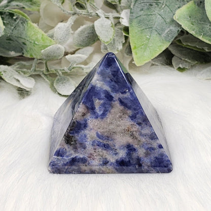 Sodalite Pyramid - Crystal Happenings