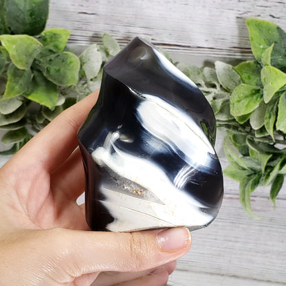 Orca Agate Flame - Crystal Happenings