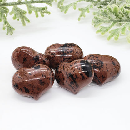 Mahogany Obsidian - 1 inch Sweet Heart - Crystal Happenings