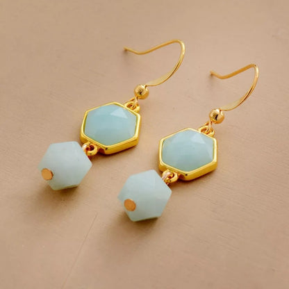 Amazonite Drop Earrings