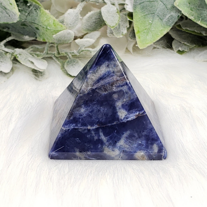 Sodalite Pyramid - Crystal Happenings