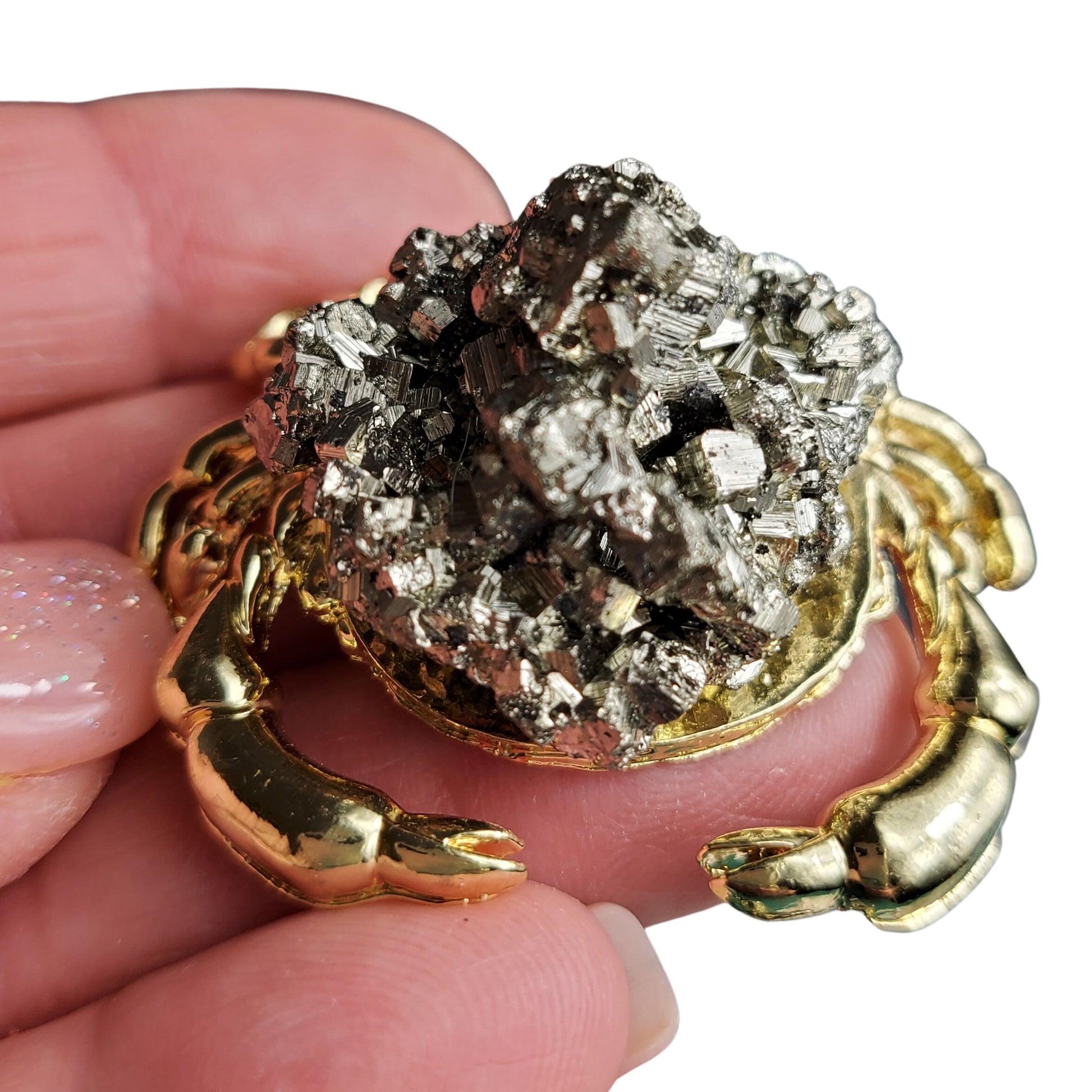 Pyrite Crab - Crystal Happenings