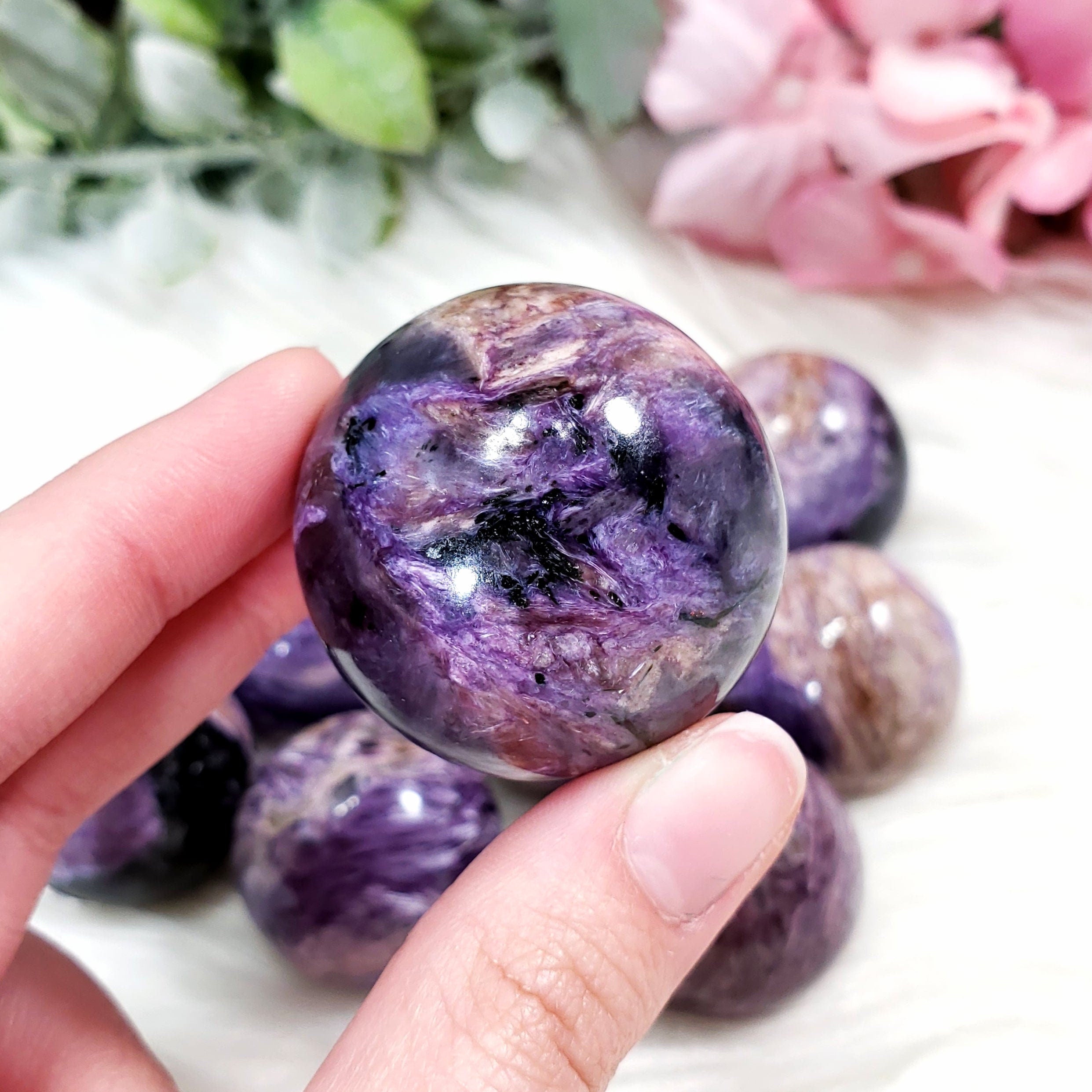 Top Charoite Sphere