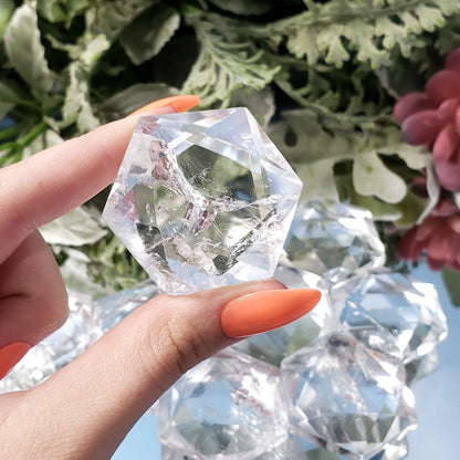 Clear Quartz Hexagon - High Grade Stones