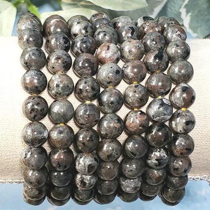 Yooperlite 8mm Stretch Bracelet - Crystal Happenings