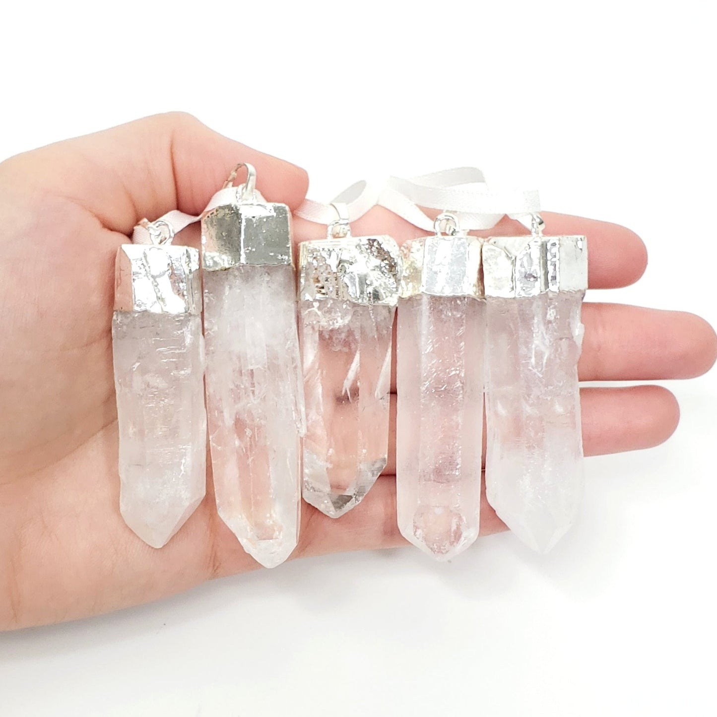 Clear Quartz Crystal Tree Ornament