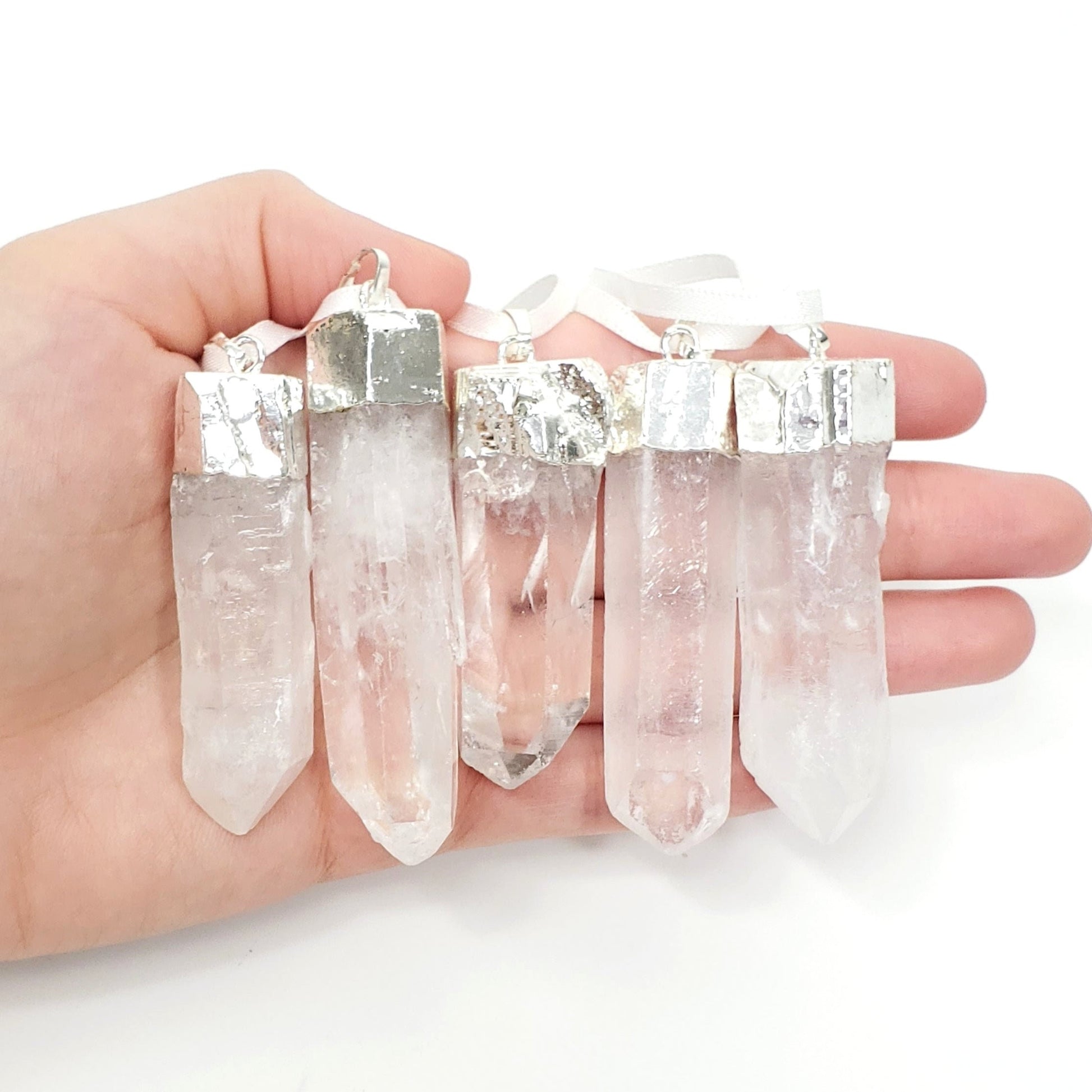 Clear Quartz Crystal Tree Ornament